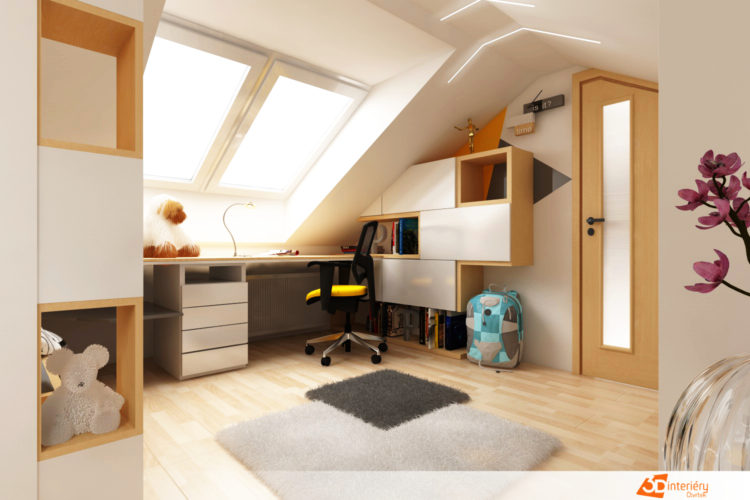 dětské pokoje 3D interiéry Čtvrtek