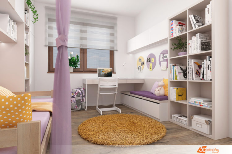 dětské pokoje 3D interiéry Čtvrtek