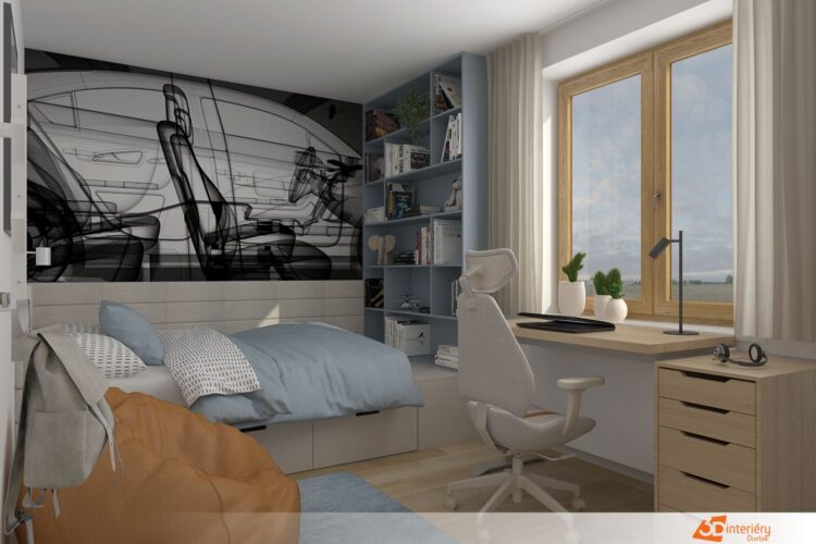 dětské pokoje 3D interiéry Čtvrtek