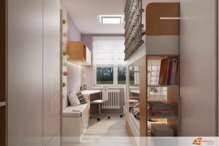 dětské pokoje 3D interiéry Čtvrtek