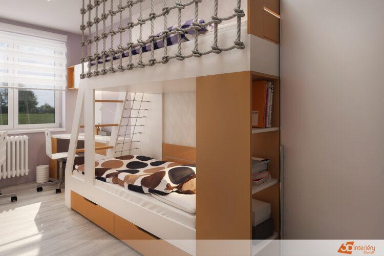 dětské pokoje 3D interiéry Čtvrtek