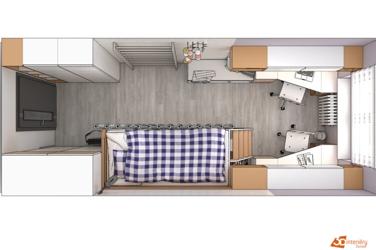 dětské pokoje 3D interiéry Čtvrtek