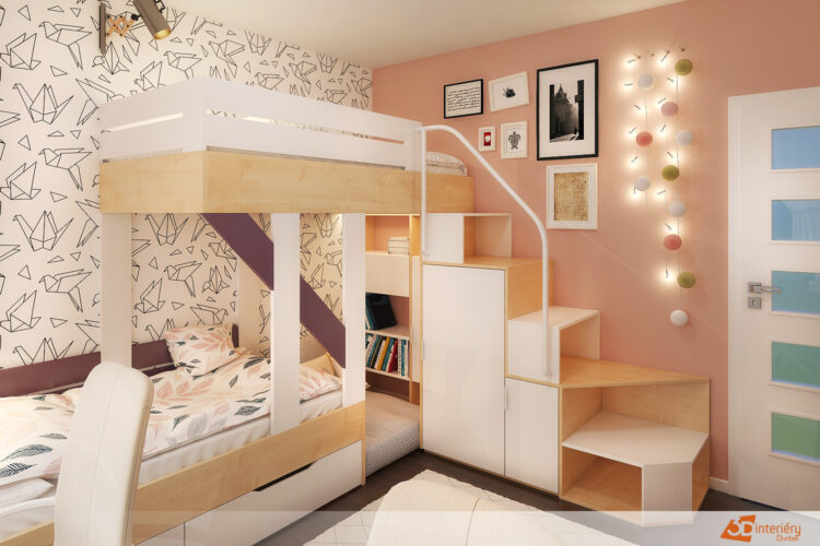 dětské pokoje 3D interiéry Čtvrtek
