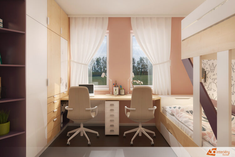 dětské pokoje 3D interiéry Čtvrtek