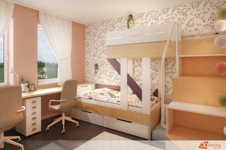 dětské pokoje 3D interiéry Čtvrtek