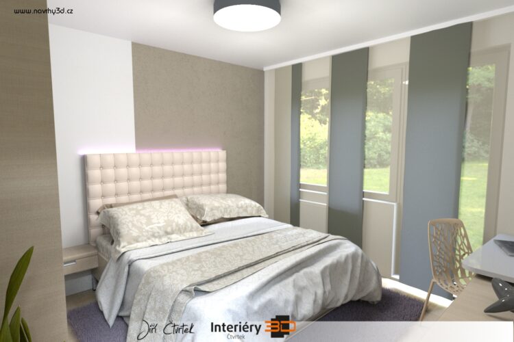dětské pokoje 3D interiéry Čtvrtek