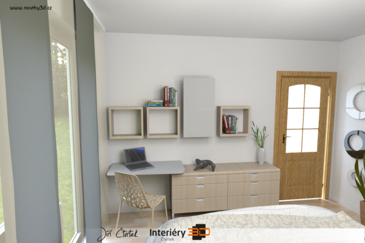 dětské pokoje 3D interiéry Čtvrtek
