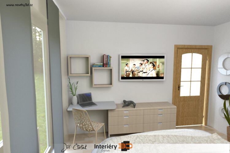 dětské pokoje 3D interiéry Čtvrtek