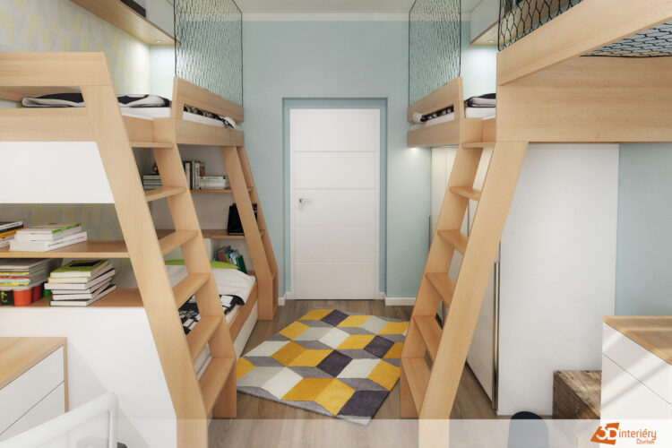dětské pokoje 3D interiéry Čtvrtek