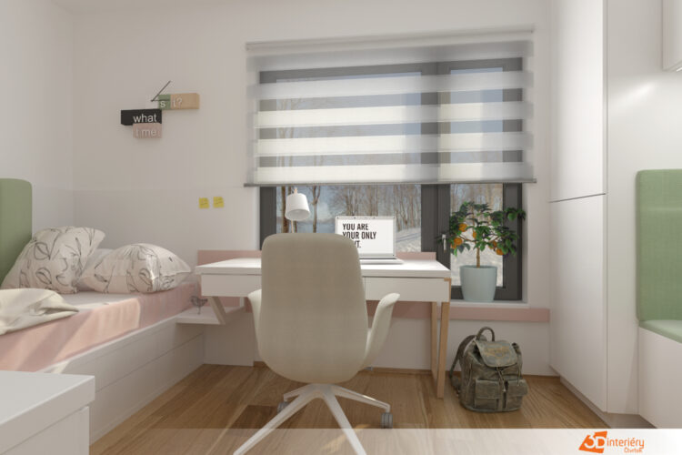 dětské pokoje 3D interiéry Čtvrtek