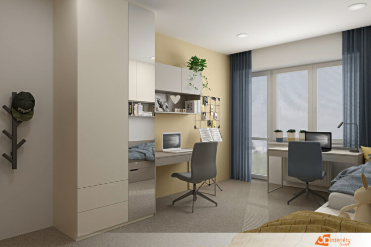 dětské pokoje 3D interiéry Čtvrtek