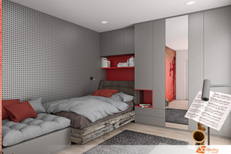 dětské pokoje 3D interiéry Čtvrtek