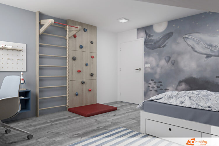 dětské pokoje 3D interiéry Čtvrtek