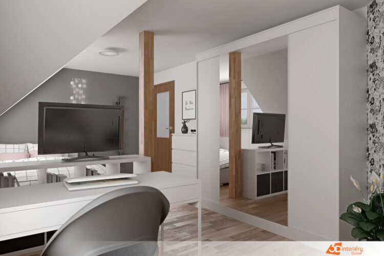 dětské pokoje 3D interiéry Čtvrtek