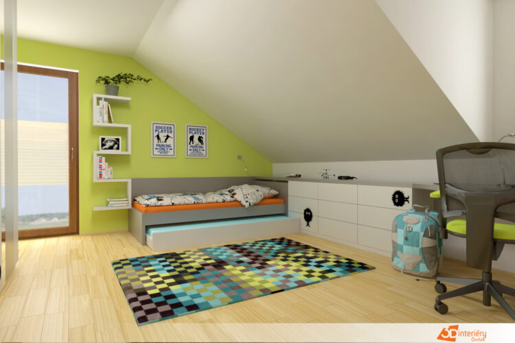 dětské pokoje 3D interiéry Čtvrtek