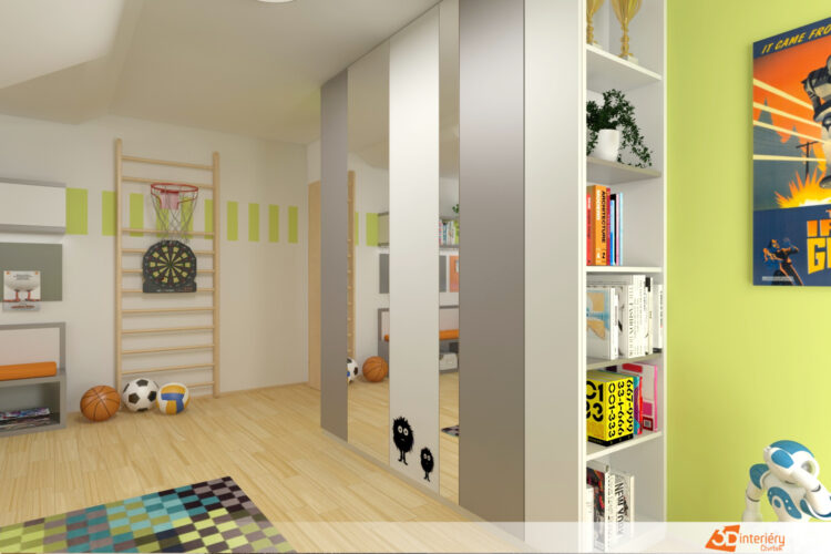 dětské pokoje 3D interiéry Čtvrtek