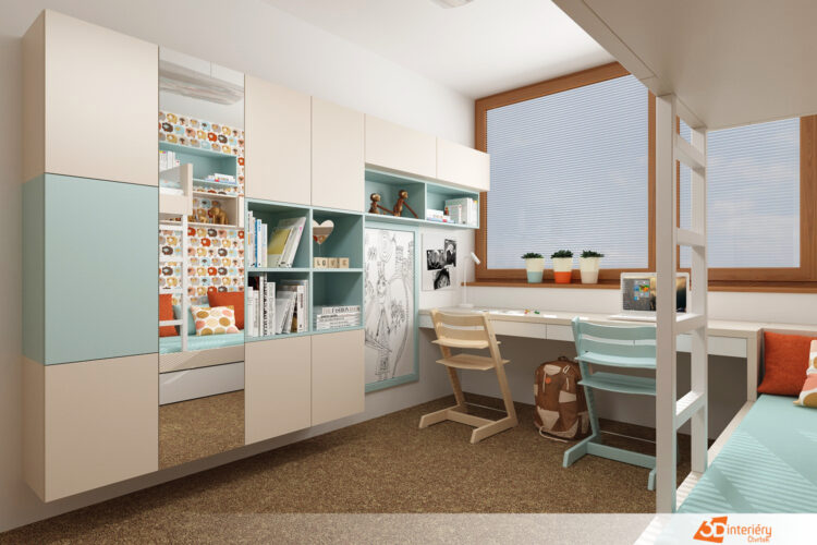 dětské pokoje 3D interiéry Čtvrtek