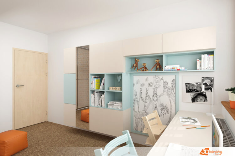 dětské pokoje 3D interiéry Čtvrtek