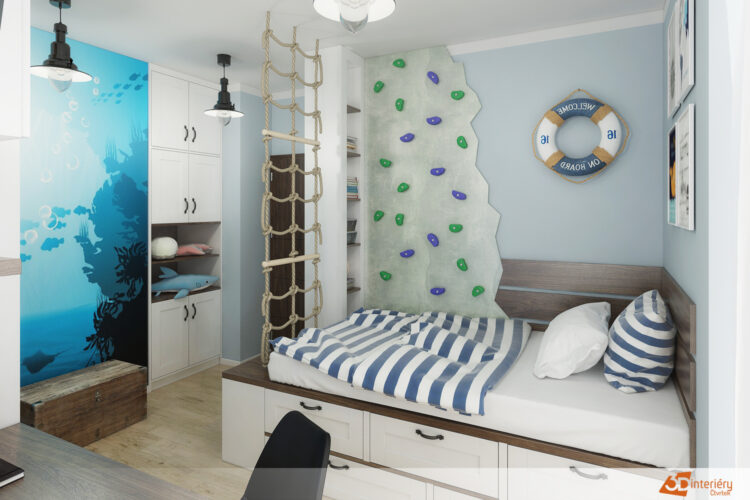 dětské pokoje 3D interiéry Čtvrtek