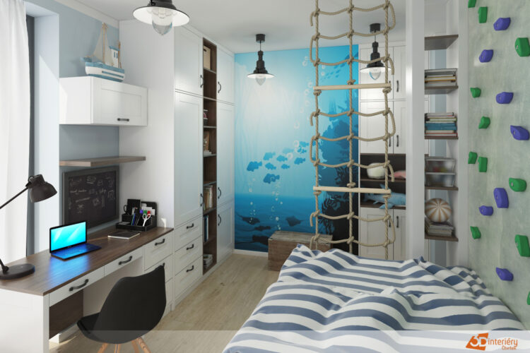 dětské pokoje 3D interiéry Čtvrtek
