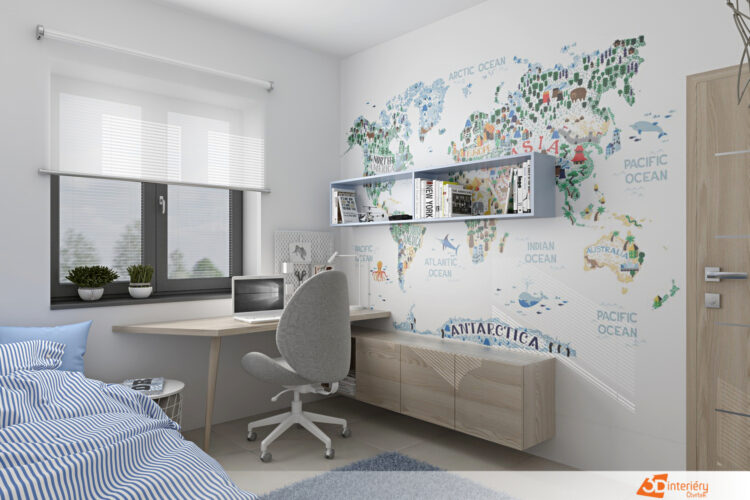 dětské pokoje 3D interiéry Čtvrtek