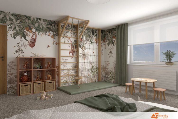 dětské pokoje 3D interiéry Čtvrtek