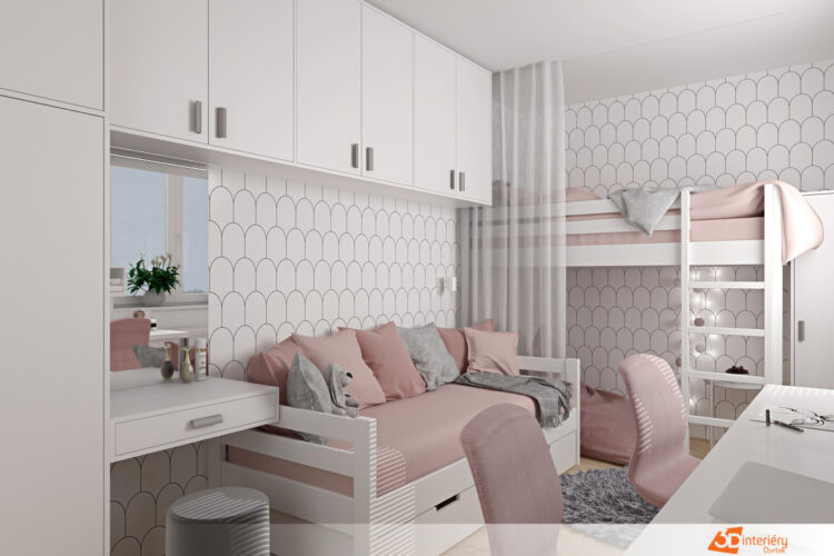 dětské pokoje 3D interiéry Čtvrtek