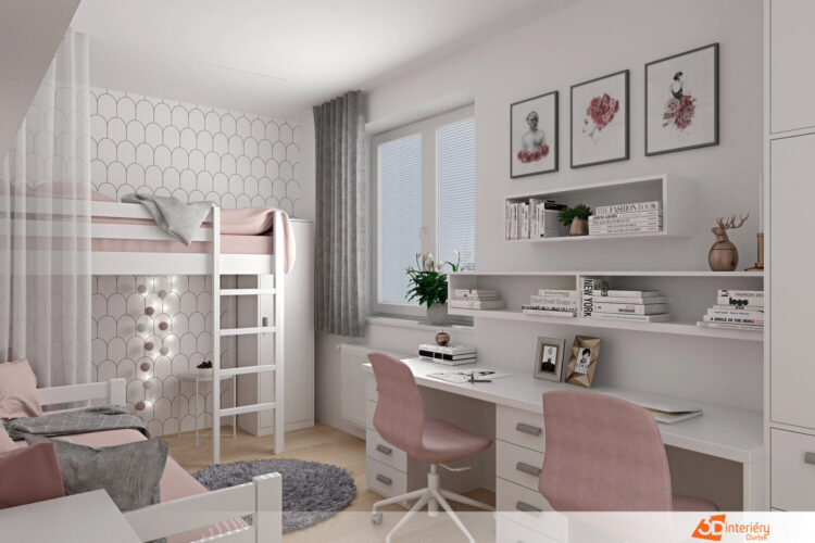 dětské pokoje 3D interiéry Čtvrtek