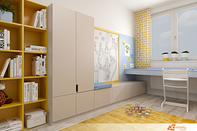 dětské pokoje 3D interiéry Čtvrtek