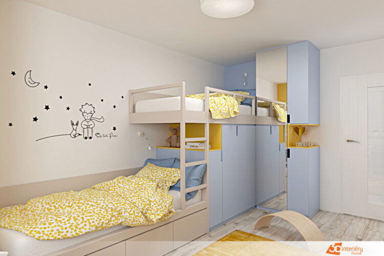 dětské pokoje 3D interiéry Čtvrtek