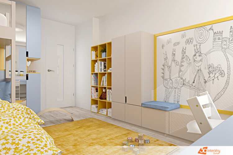 dětské pokoje 3D interiéry Čtvrtek