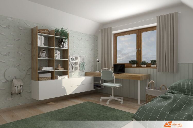dětské pokoje 3D interiéry Čtvrtek