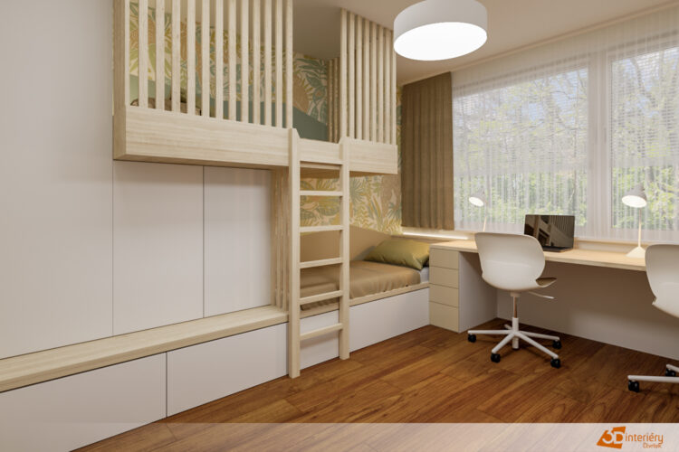 dětské pokoje 3D interiéry Čtvrtek