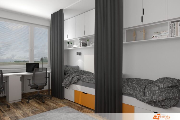 dětské pokoje 3D interiéry Čtvrtek