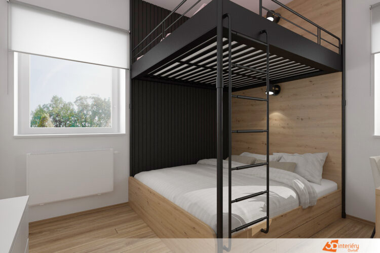 dětské pokoje 3D interiéry Čtvrtek