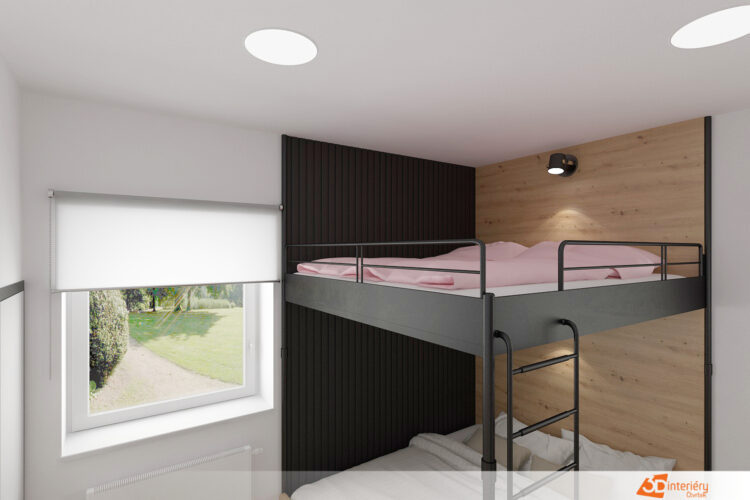 dětské pokoje 3D interiéry Čtvrtek