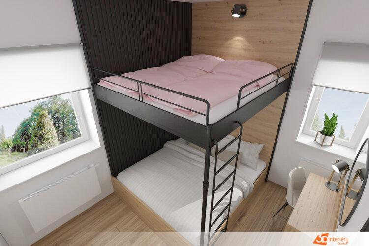 dětské pokoje 3D interiéry Čtvrtek